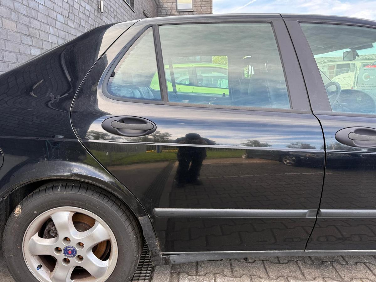 Saab 9-5 original Tür hinten rechts 170 schwarz Rohbau Stufenheck Limousine BJ99